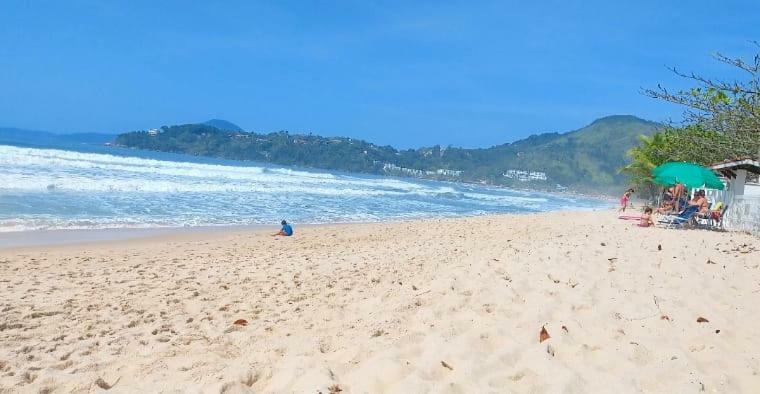 Apartamento Ubatuba - Praia grande - 250m da Praia Esterno foto